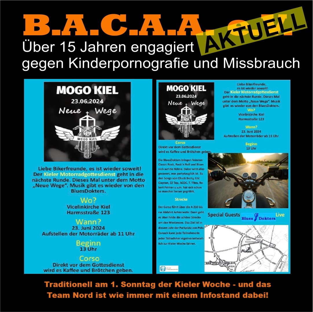 Kieler Mogo 2024 mit BACAA-Infostand