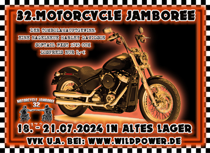 Auf zu Ostdeutschlands       größtem Bikertreffen –  BACAA Germany beim                                       32. Motorcycle Jamboree